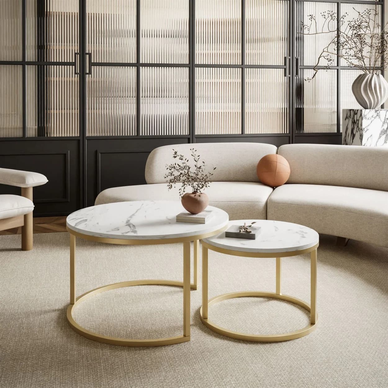 DUO Luxe Biały Marmur